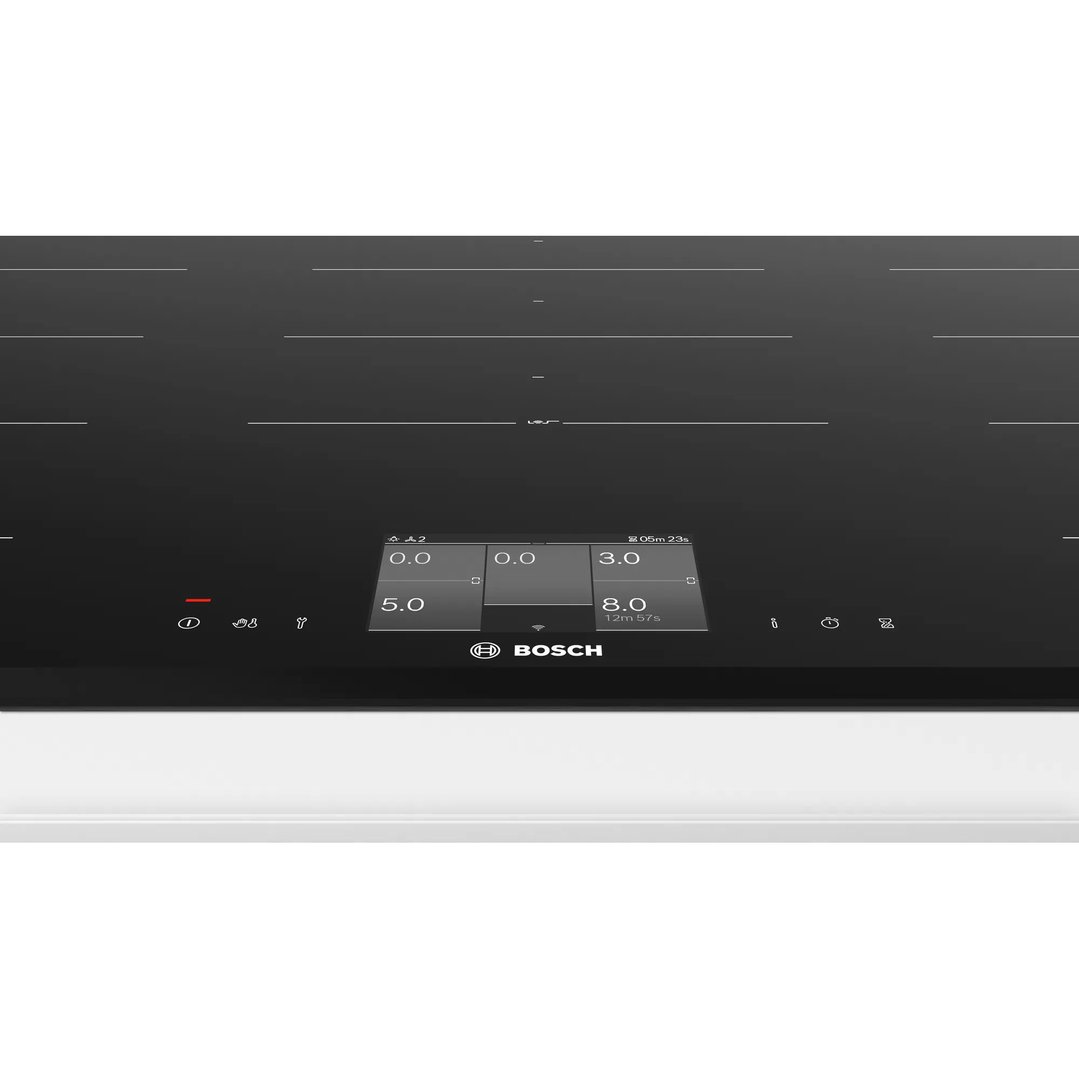 Bosch 90cm Accentline FlexInduction Cooktop. PXX995KX5E