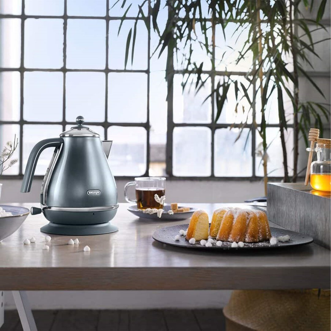 Metallics Grey Delonghi Icona Grey Kettle De'Longhi Icona