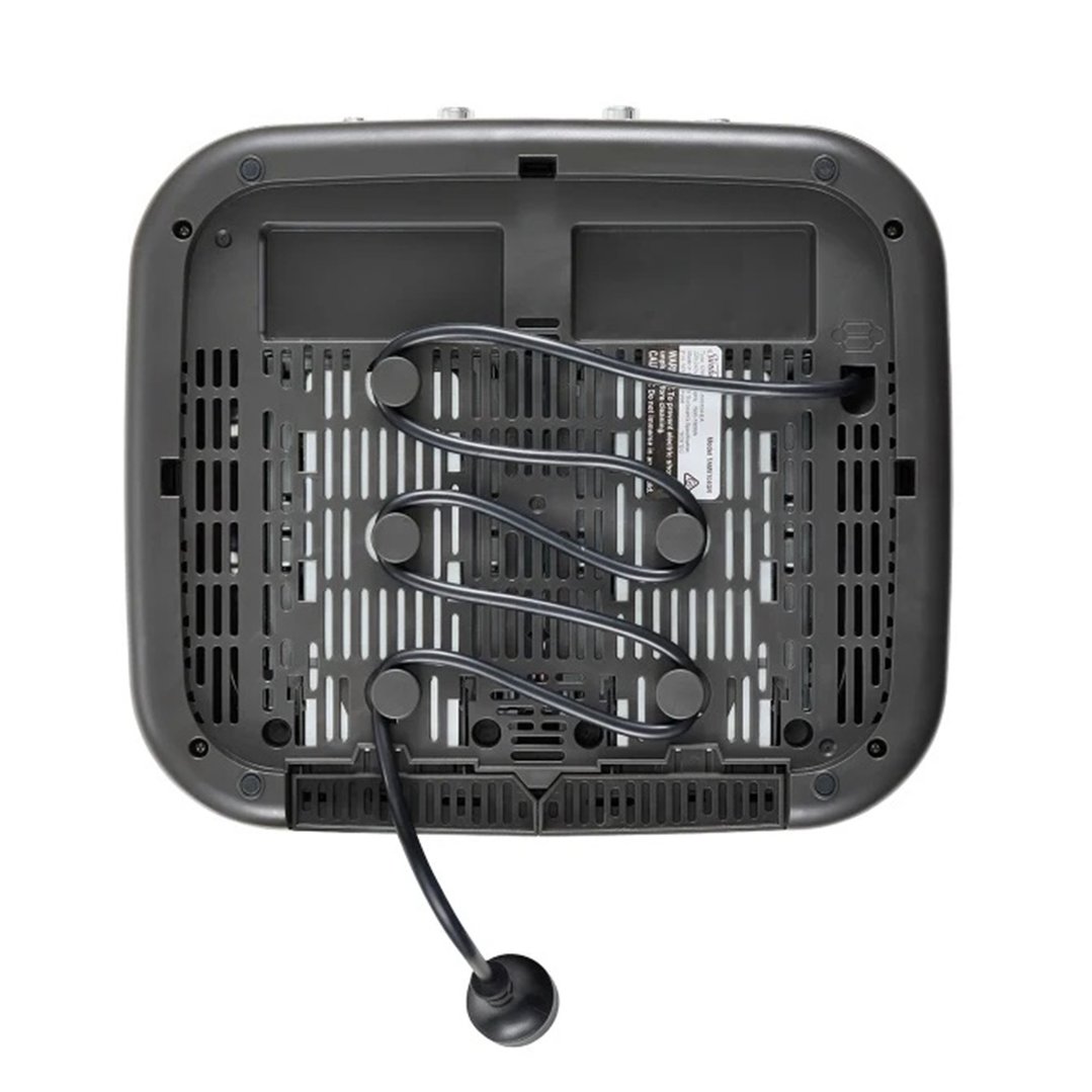 Sunbeam French Riviera Collection 1.7L Kettle and 4-Slice Toaster Breakfast Pack-Up Black Silver PUP8101BK