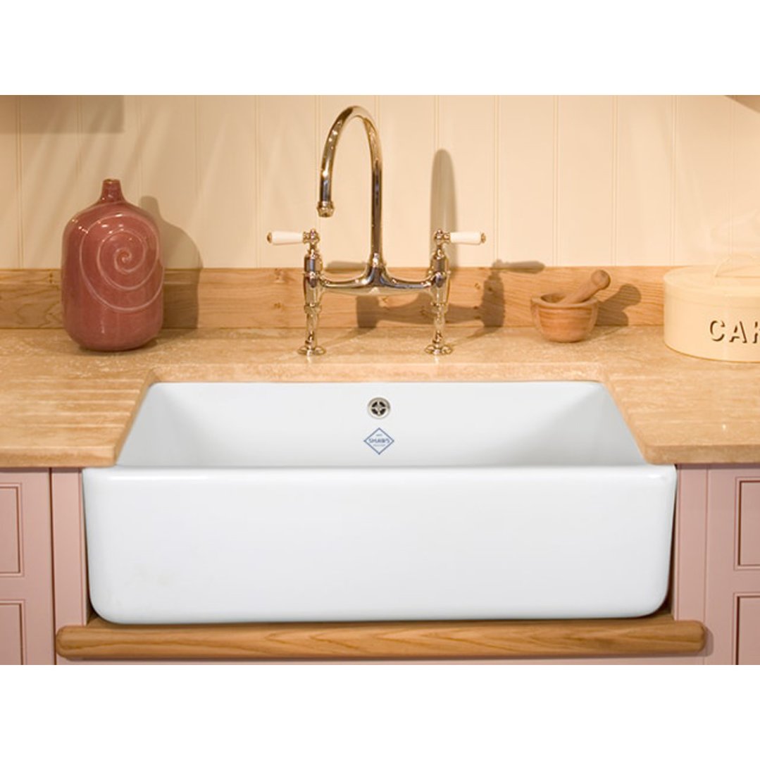 Shaws Butler 800 Single Bowl Sink SCBU800WH