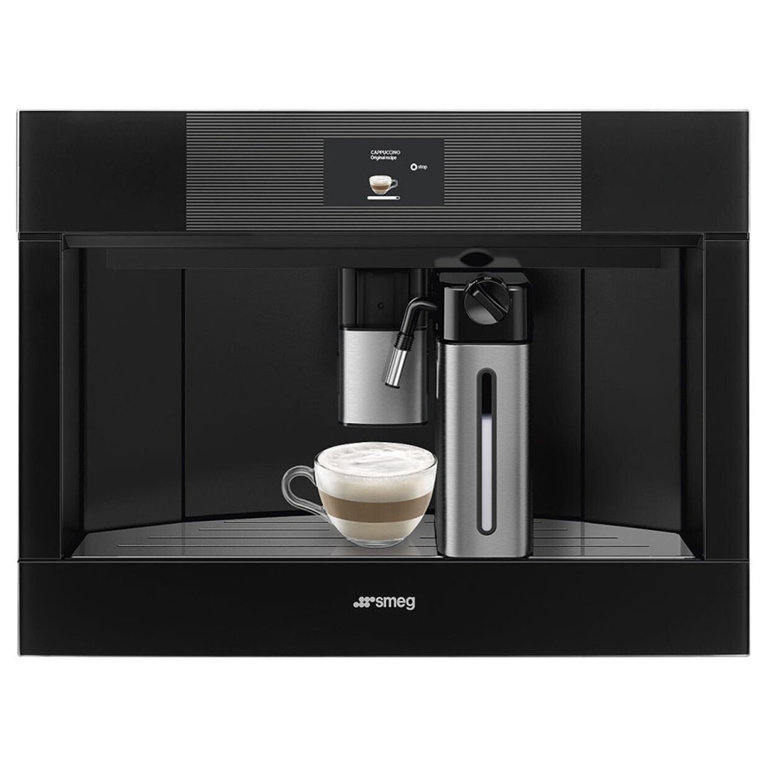 Smeg Compact Linea Builtin Coffee Machine Black CMS4104B3U Buy