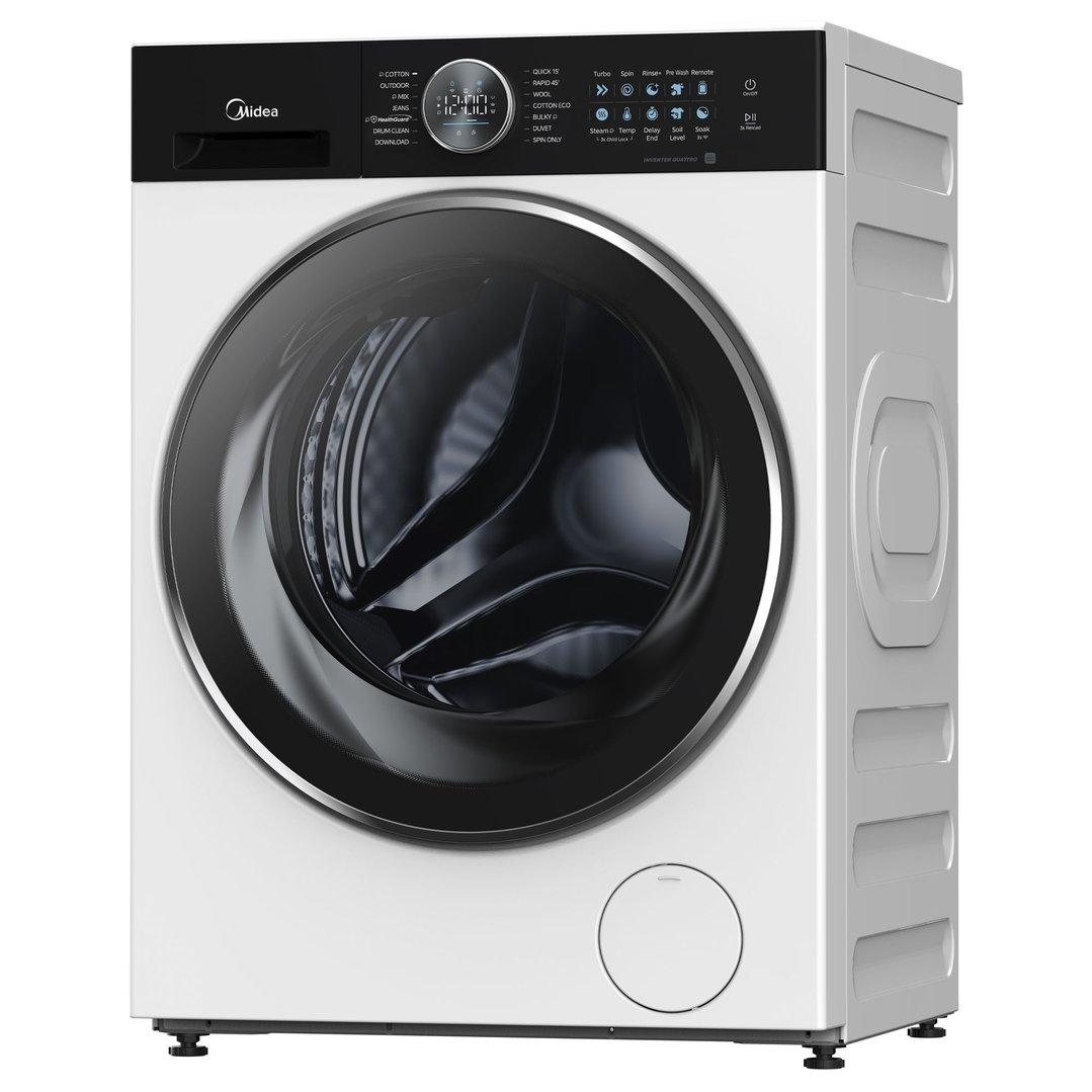Midea 10kg Front Load Washer - White MF210W100BW