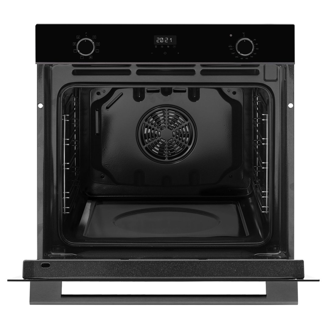 Omega 60cm 8 Function Fan forced Oven with Touch Time. OBO608M