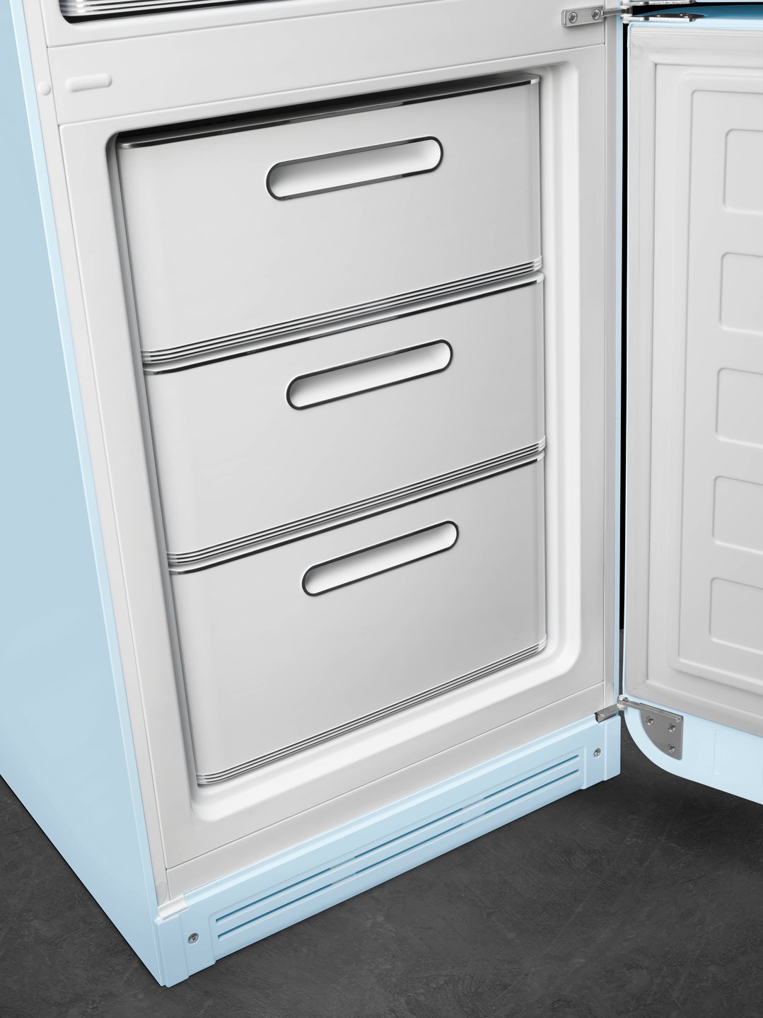 Smeg FAB 32 50’S Style Retro Refrigerator, Right Hand - Pastel Blue FAB32RPB5AU