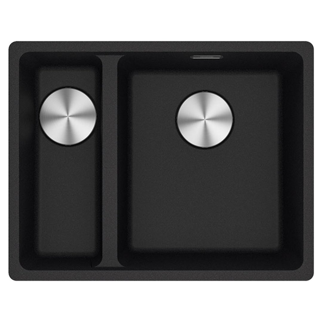 Franke Maris 1 & 1/2 Left Bowl Sink 340/150mm Onyx MRG660/34-15FPCSBLON