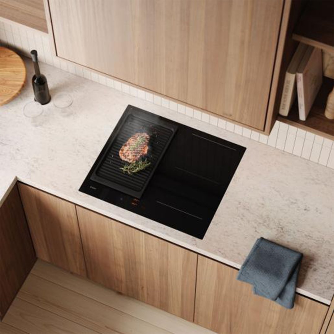 ASKO 60cm 4 Zone Series 5 Induction Cooktop - Black Glass Ceramic HI5643FBG1