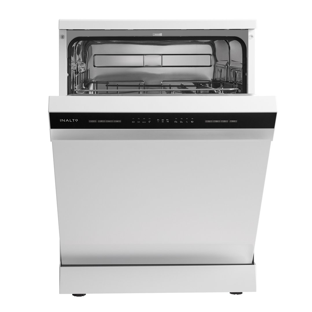Inalto 14 Place, 60cm Freestanding Dishwasher, White IDW6014W