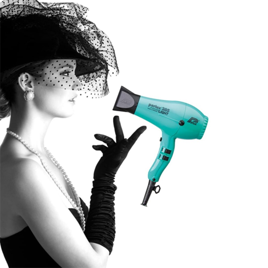 Parlux 385 Powerlight Ionic & Ceramic Dryer Aquamarine 149506