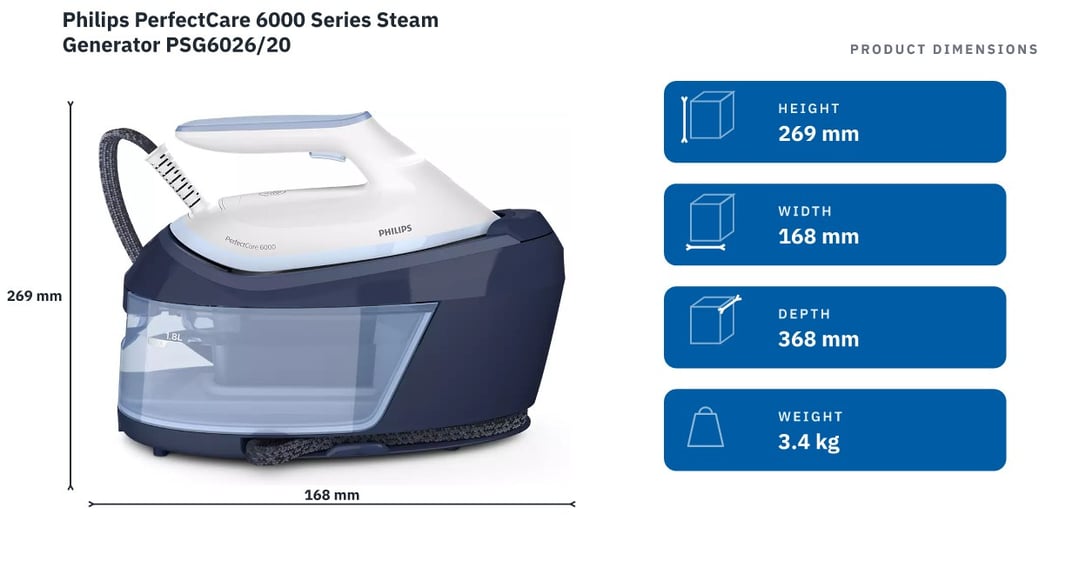Philips PerfectCare 6000 Series Steam Generator PSG6026/20