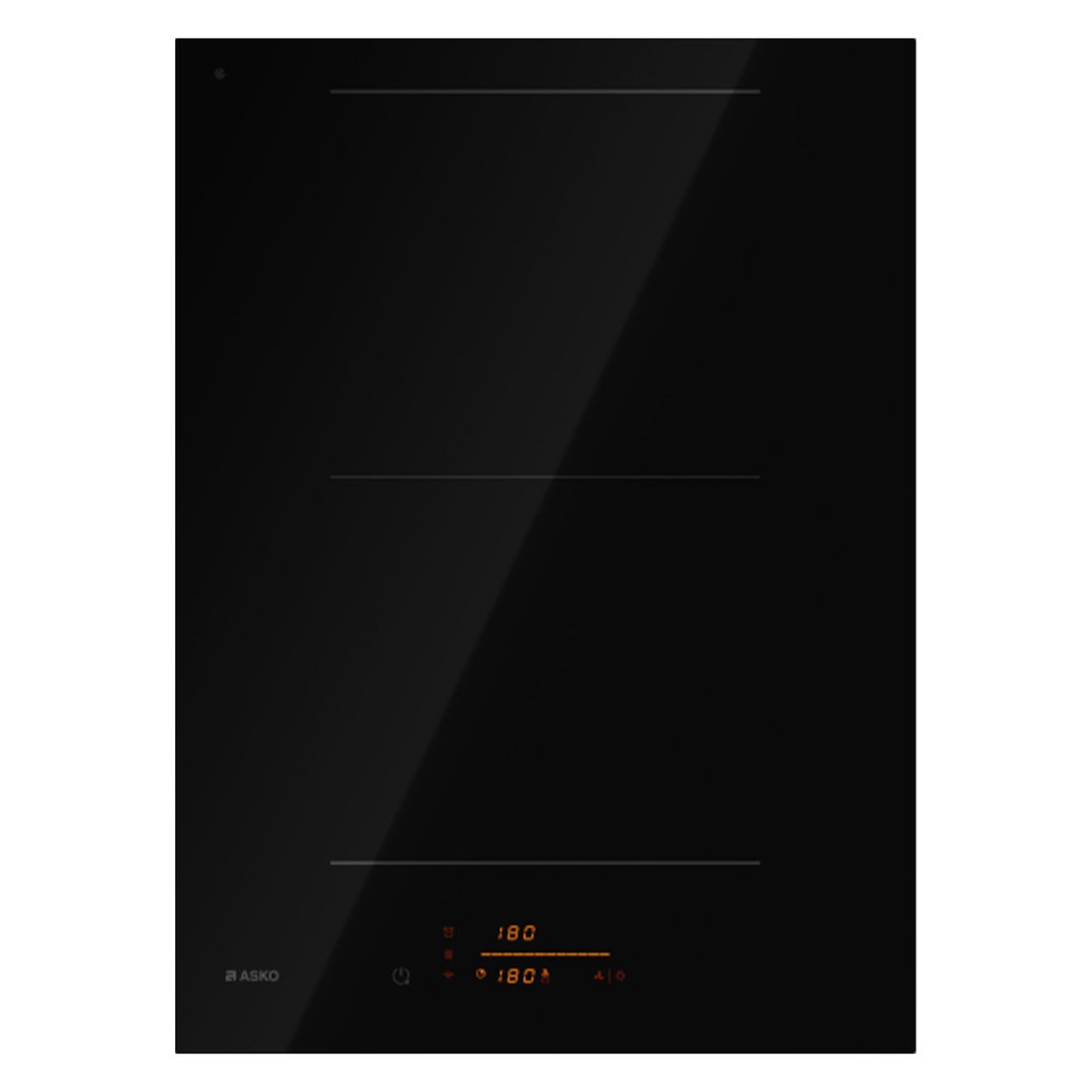 ASKO 30cm Series 5 Domino Induction Cooktop - Black Glass Ceramic HI5320FBG1