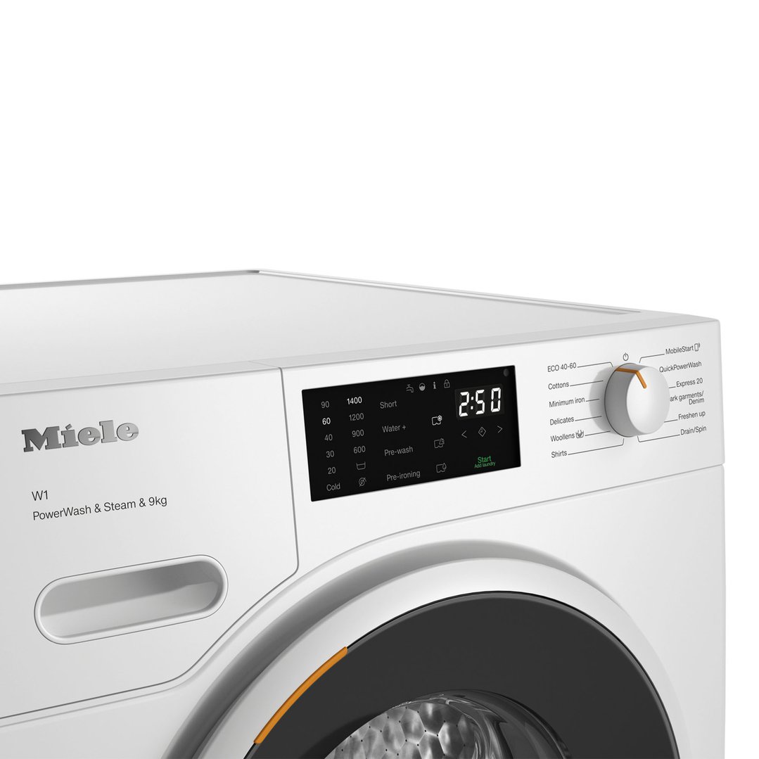 Miele 9kg Front Load Washing Machine with QuickPowerWash and SteamCare WWD380WCS