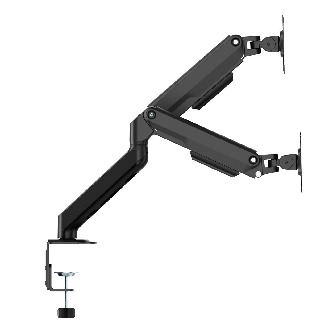 Ergovida SPRING Monitor ARM Double Black EMA-S2B