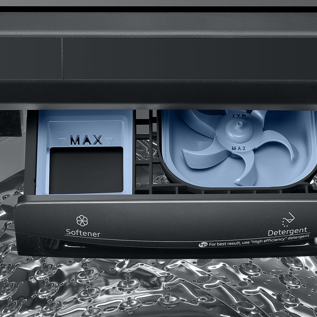 Samsung 14Kg Top Load Washer - Black WA14A8377GV