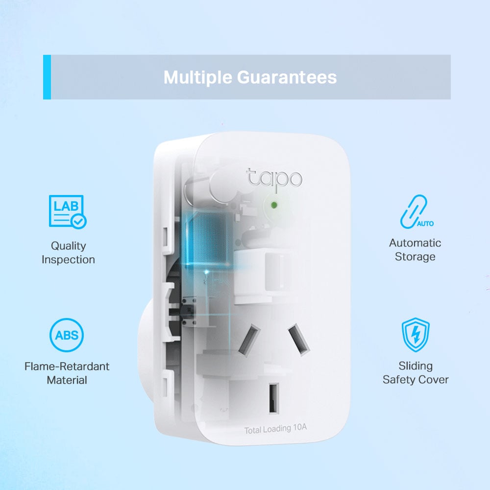 tp-link Tapo Mini Smart Wi-Fi Socket - 4 Pack P100-4