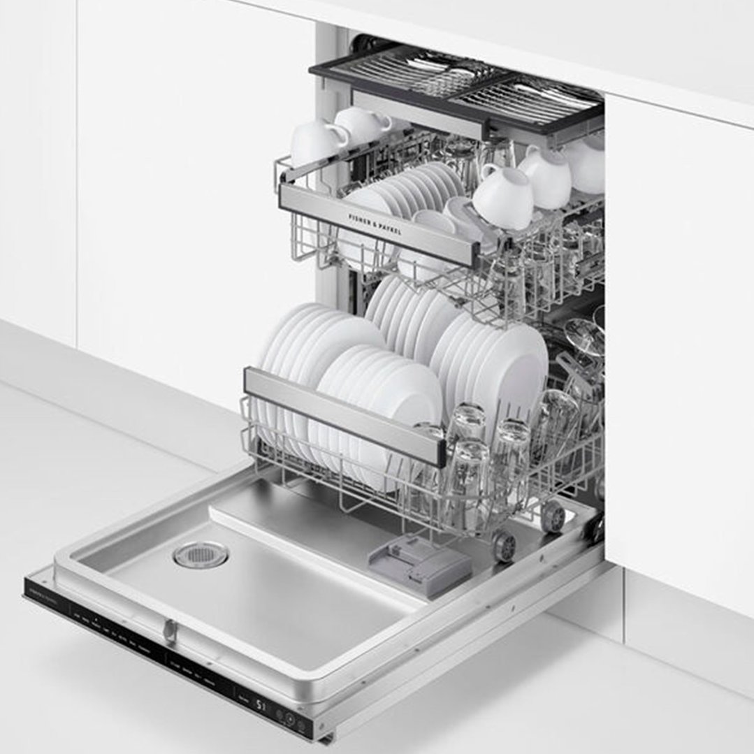 Fisher & Paykel Series 9 Contemporary Tall Built-under Dishwasher DW60UNT4X2