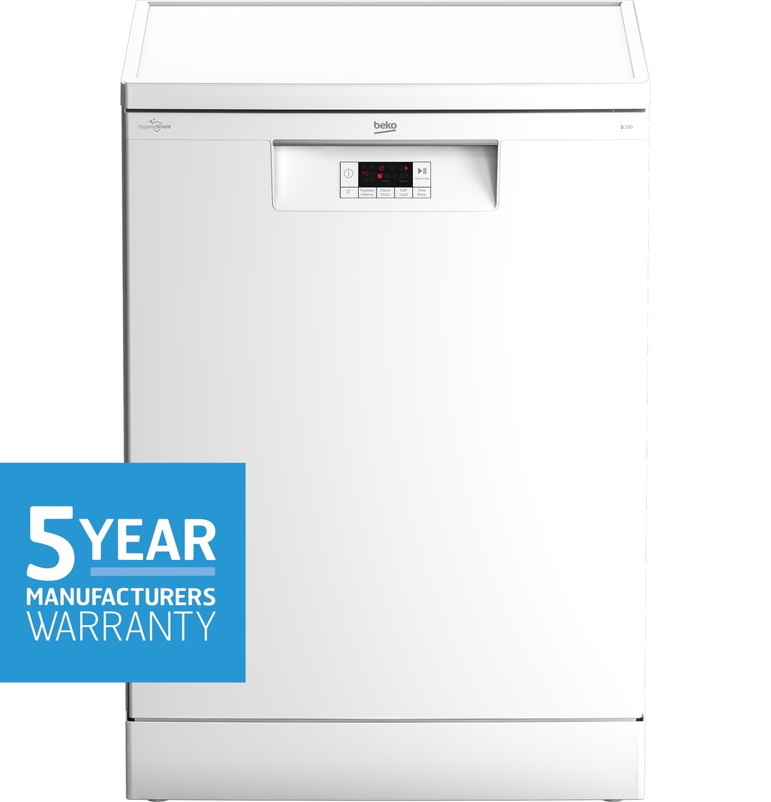 Beko 14 Place Setting Freestanding Dishwasher - White BDFB1410W