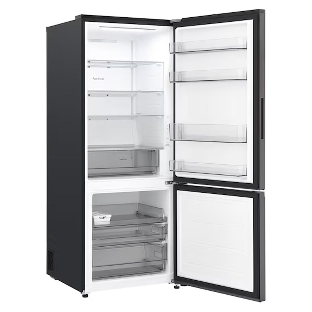 LG 436L Bottom Mount Fridge - Black GB-B400BS