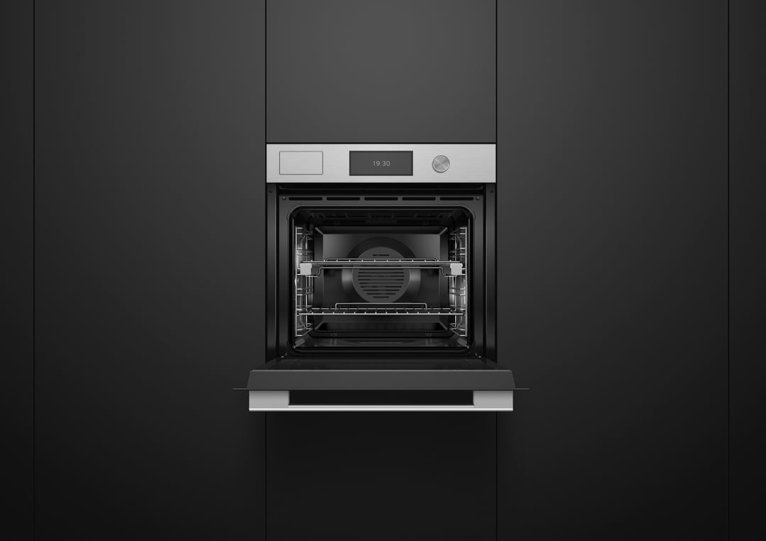 Fisher & Paykel 60cm Contemporary Combi-Steam Oven, Brushed Silver OS60SACVUDX5