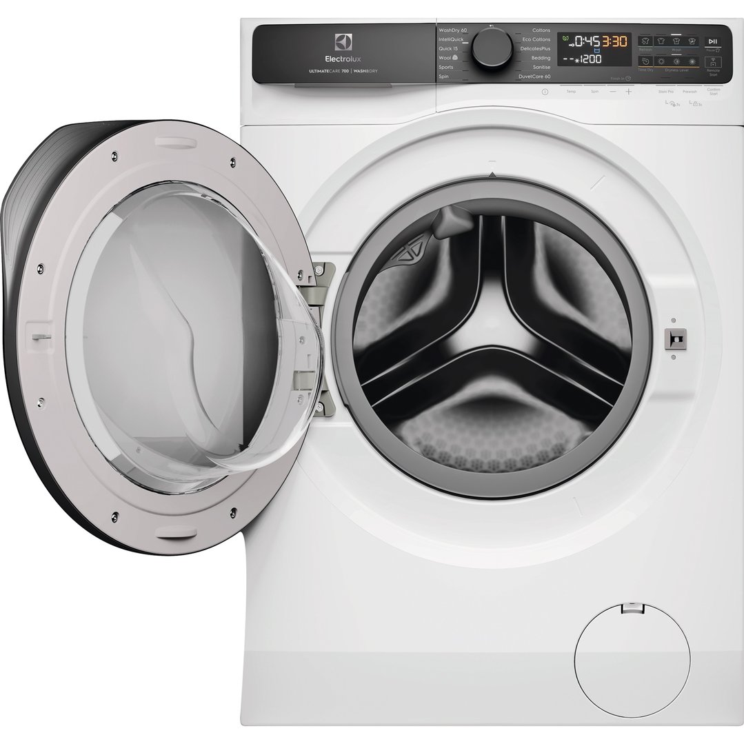 Electrolux 12kg UltimateCare 700 Front Load Washing Machine with 8kg Dryer White EWW1243R7WCS