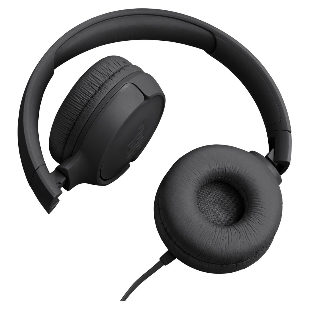 JBL Tune 520C USB-C Wired On-Ear Headphones - Black JBLT520CBLK