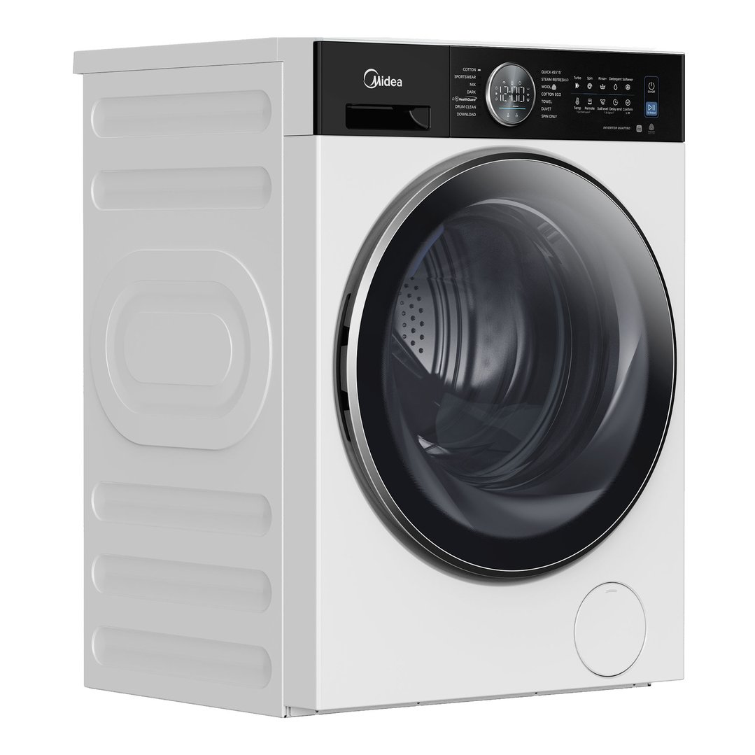 Midea 10kg Front Load Washer - White MF210W100BW