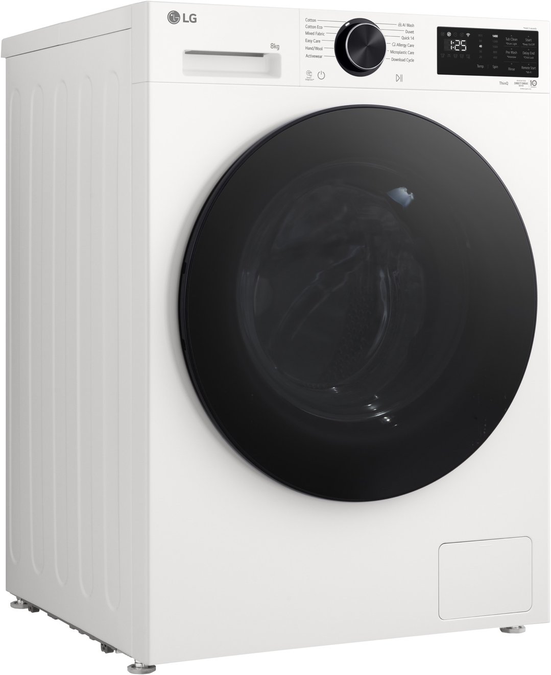 LG 8KG Series 3 AI Steam Front Load Washer White WX3-1408W