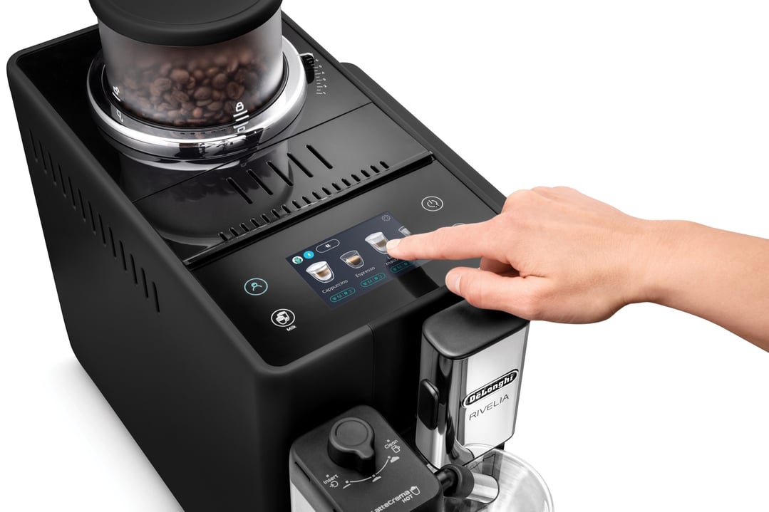 Delonghi Rivelia (Onyx Black) Fully Automatic Coffee Machine EXAM44055B