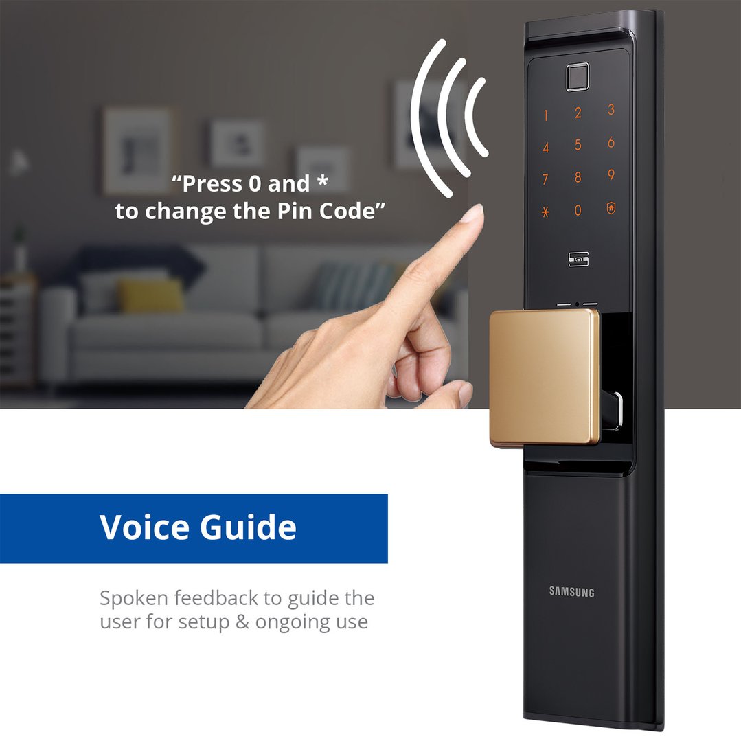 Samsung Smart Wi-Fi Fingerprint Mortise Door Lock SHP-R80