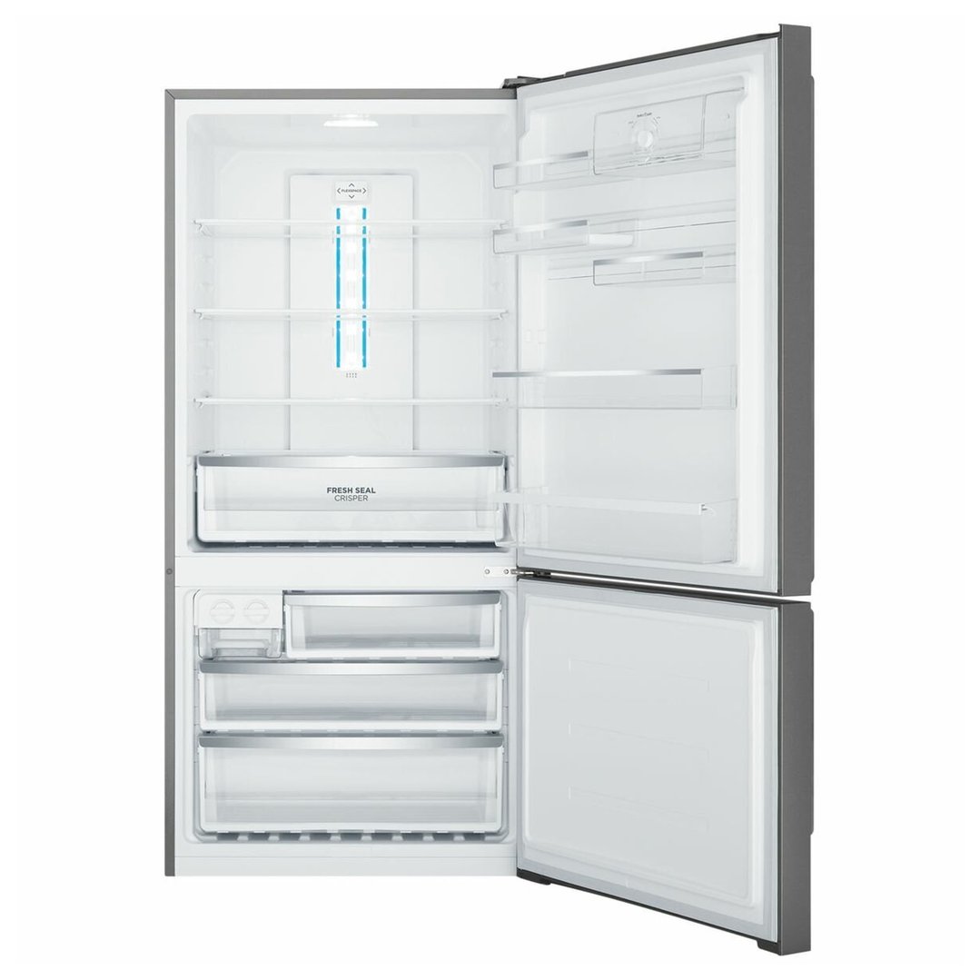 Westinghouse 496L Dark Stainless Bottom Mount Fridge WBE5304BCR