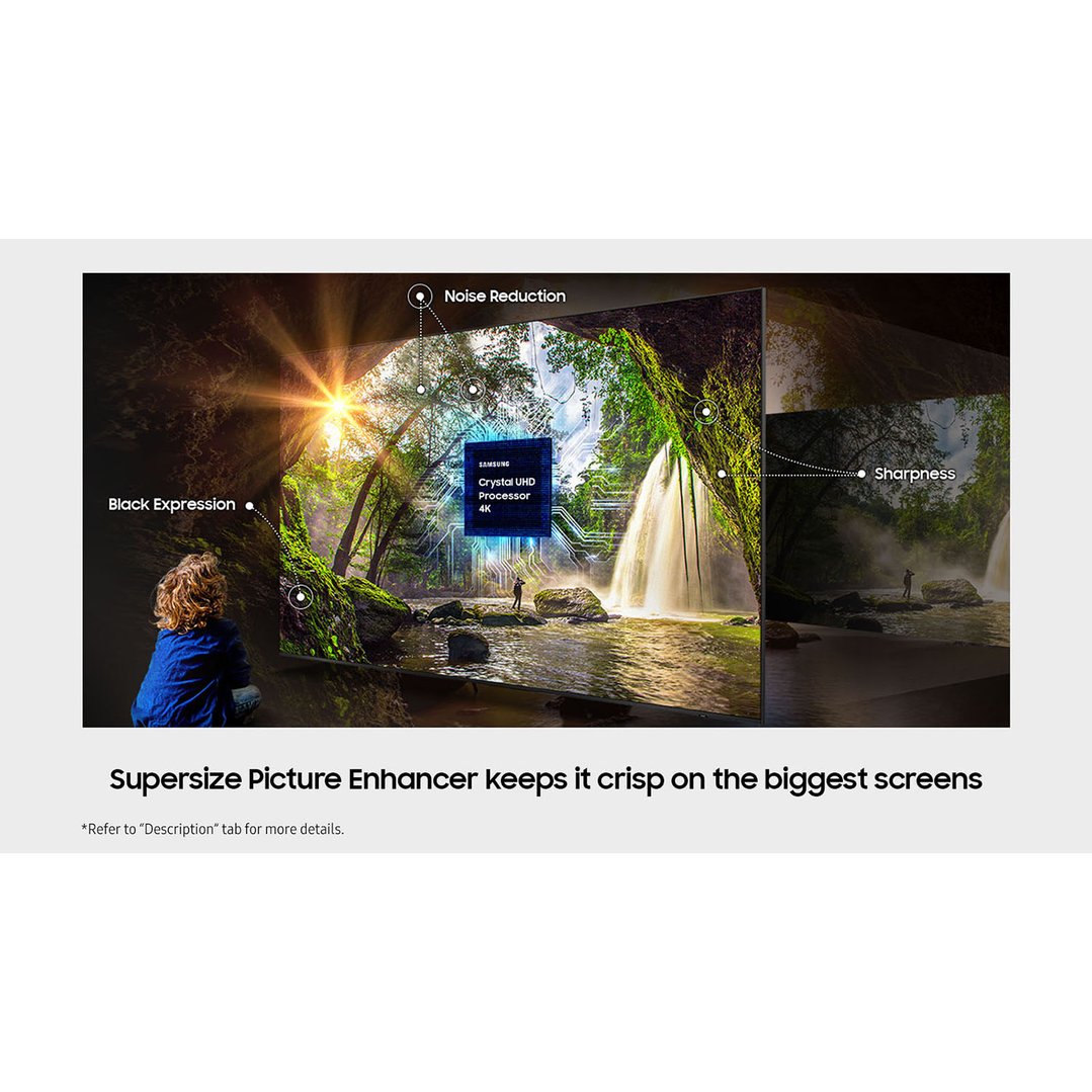 Samsung 98" DU9000 Crystal UHD 4K Smart TV (2024) UA98DU9000WXXY