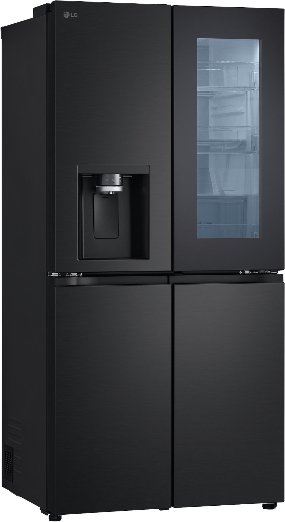 LG 508L Slim French Door Fridge in Matte Black Finish GF-V500MBLC