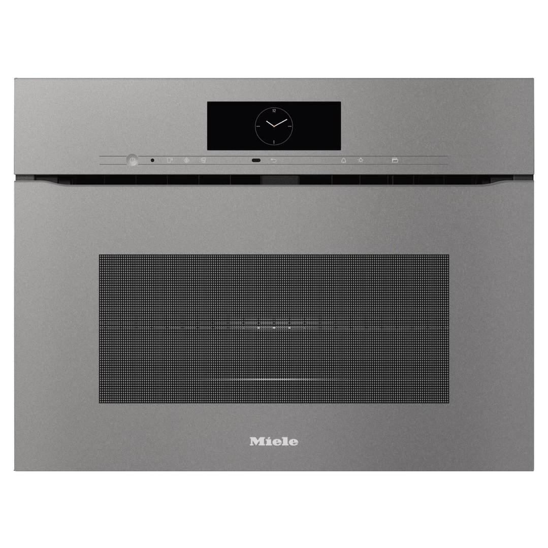 Miele 45cm Handleless 3in1 Speed Oven and Microwave Combination with Crisp Function Graphite Grey H7840BMXGRGR