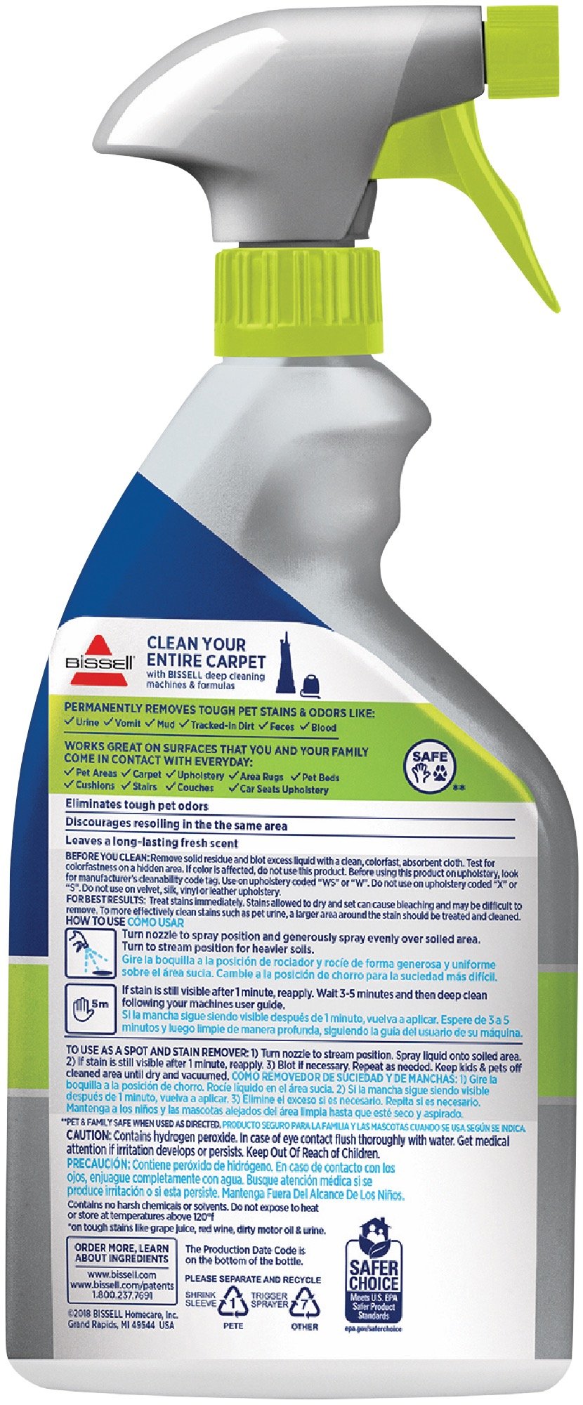 Bissell Pet Pro Oxy Stain Destroyer (650ml) 1773
