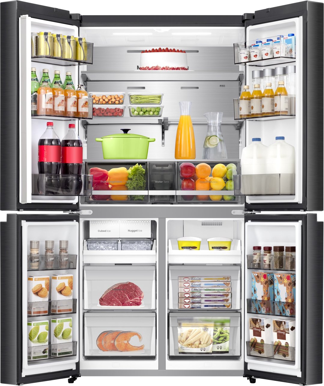 Hisense 640L PureFlex French Door - Dark Stainless Steel HRCD640TBW