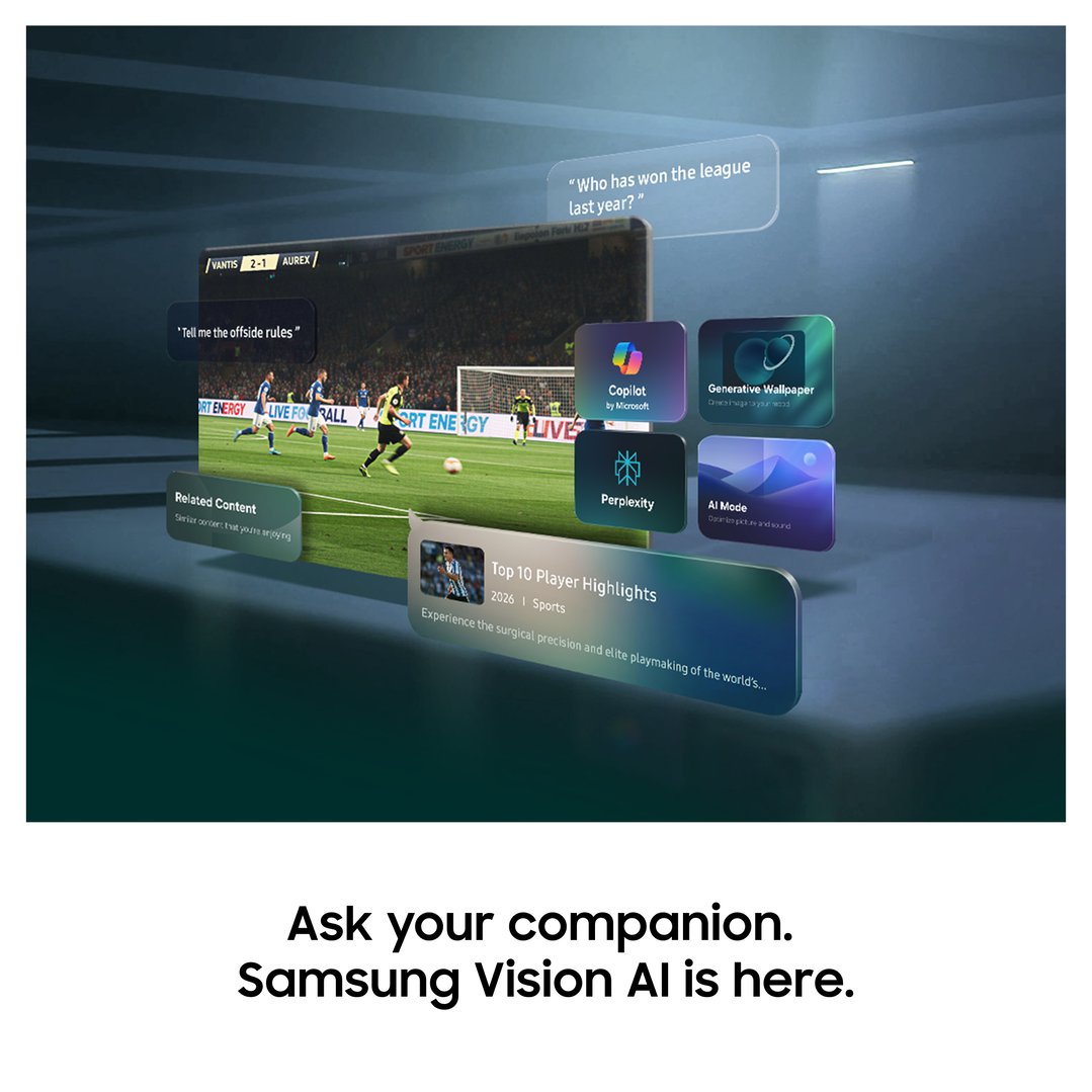 Samsung 85" QN80H NEO QLED 4K Mini LED Smart AI TV 2026 QA85QN80HAWXXY