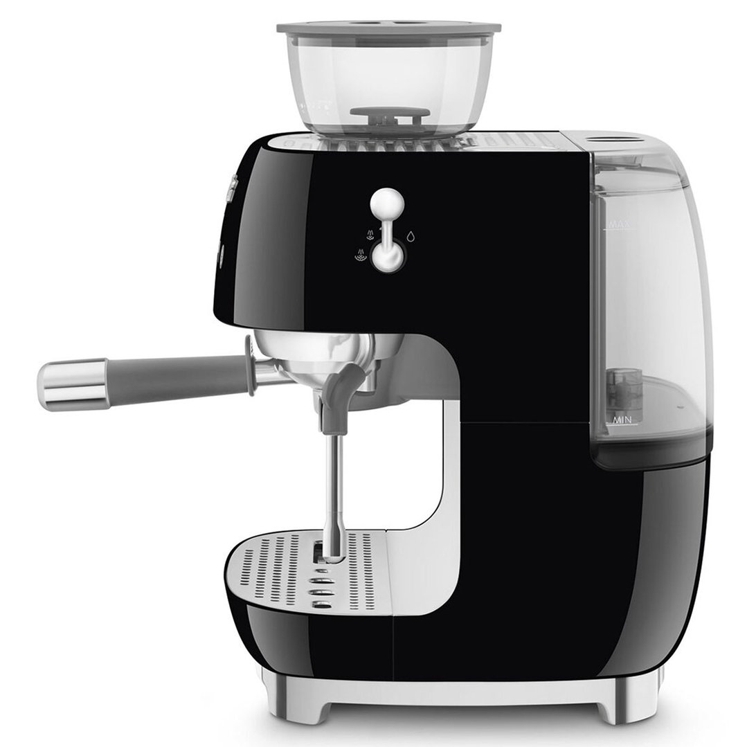 Smeg Espresso Coffee Machine - Black EGF03BLAU