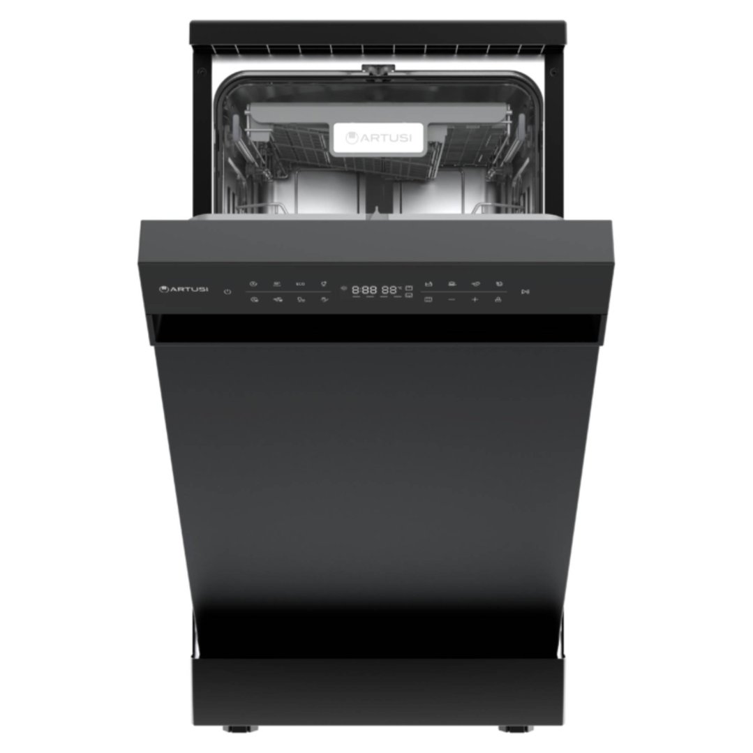 Artusi 10 Place 45cm Freestanding Dishwasher - Black ADW4509B