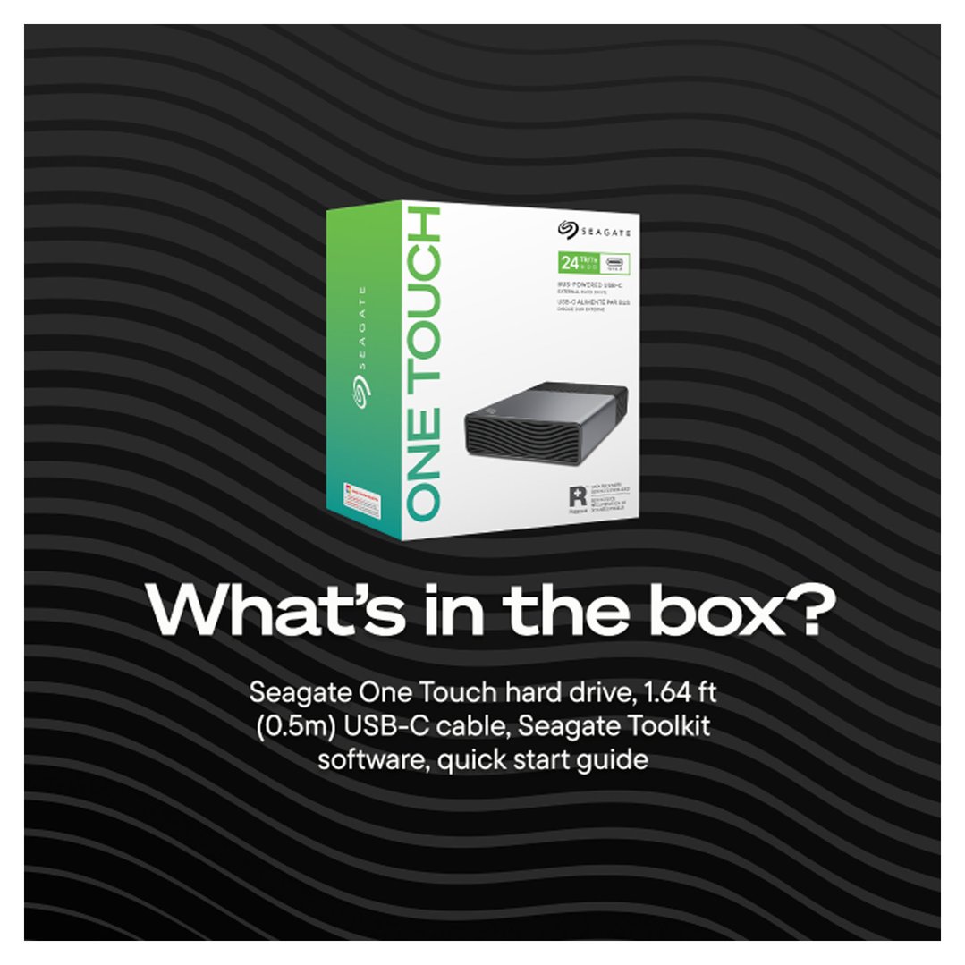 Seagate 24TB One Touch USB-C STNB24000400