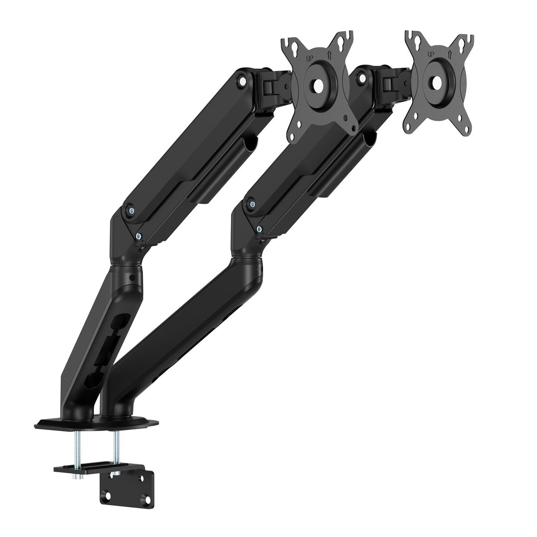 Ergovida SPRING Monitor ARM Double Black EMA-S2B