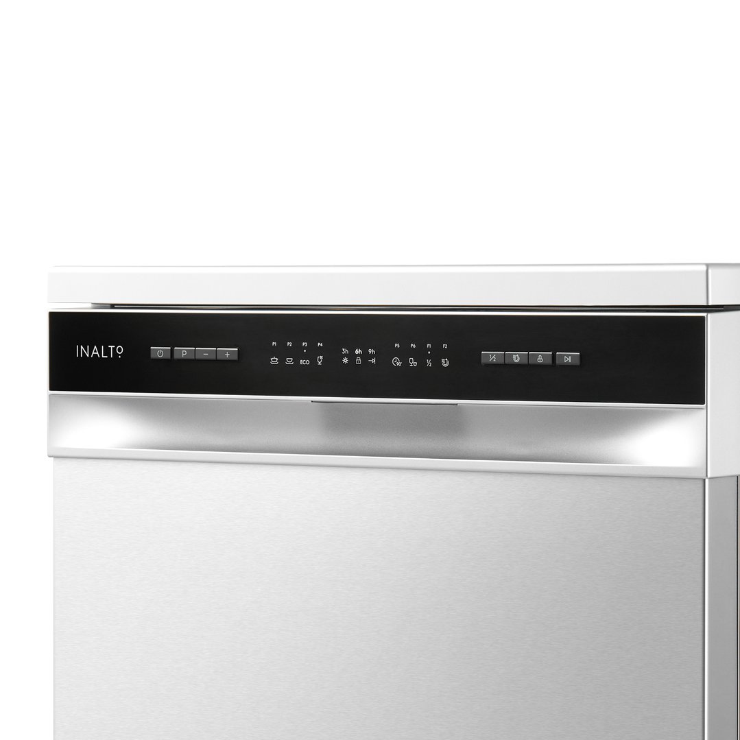 Inalto 14 Place, 60cm Freestanding Dishwasher, Stainless Steel IDW6014S