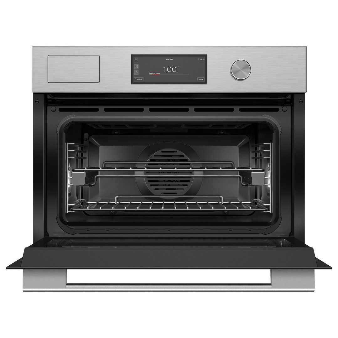 Fisher & Paykel 60cm Contemporary Compact Combi-Steam Oven, Brushed Silver OS60NACVUDX5