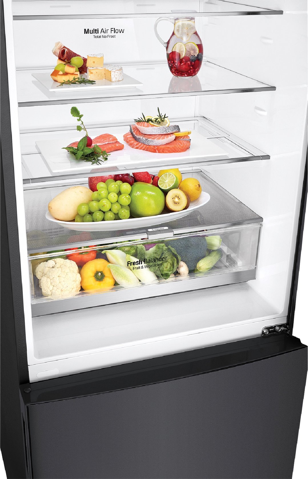 LG 420L Bottom Mount Fridge GBW455MBL