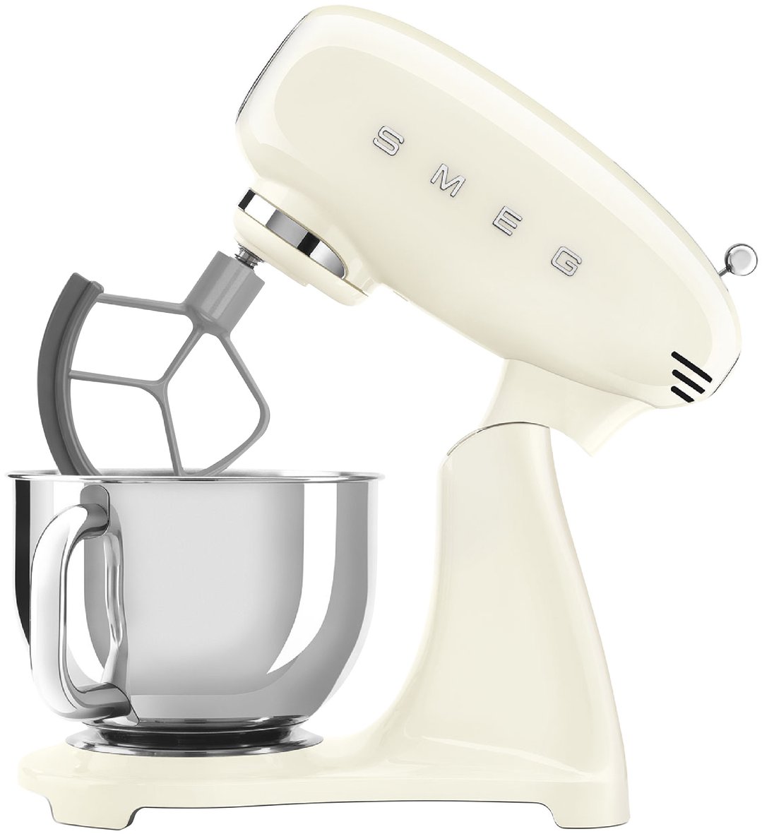 Smeg 50's Style Retro Stand Mixer - Cream SMF05CRAU