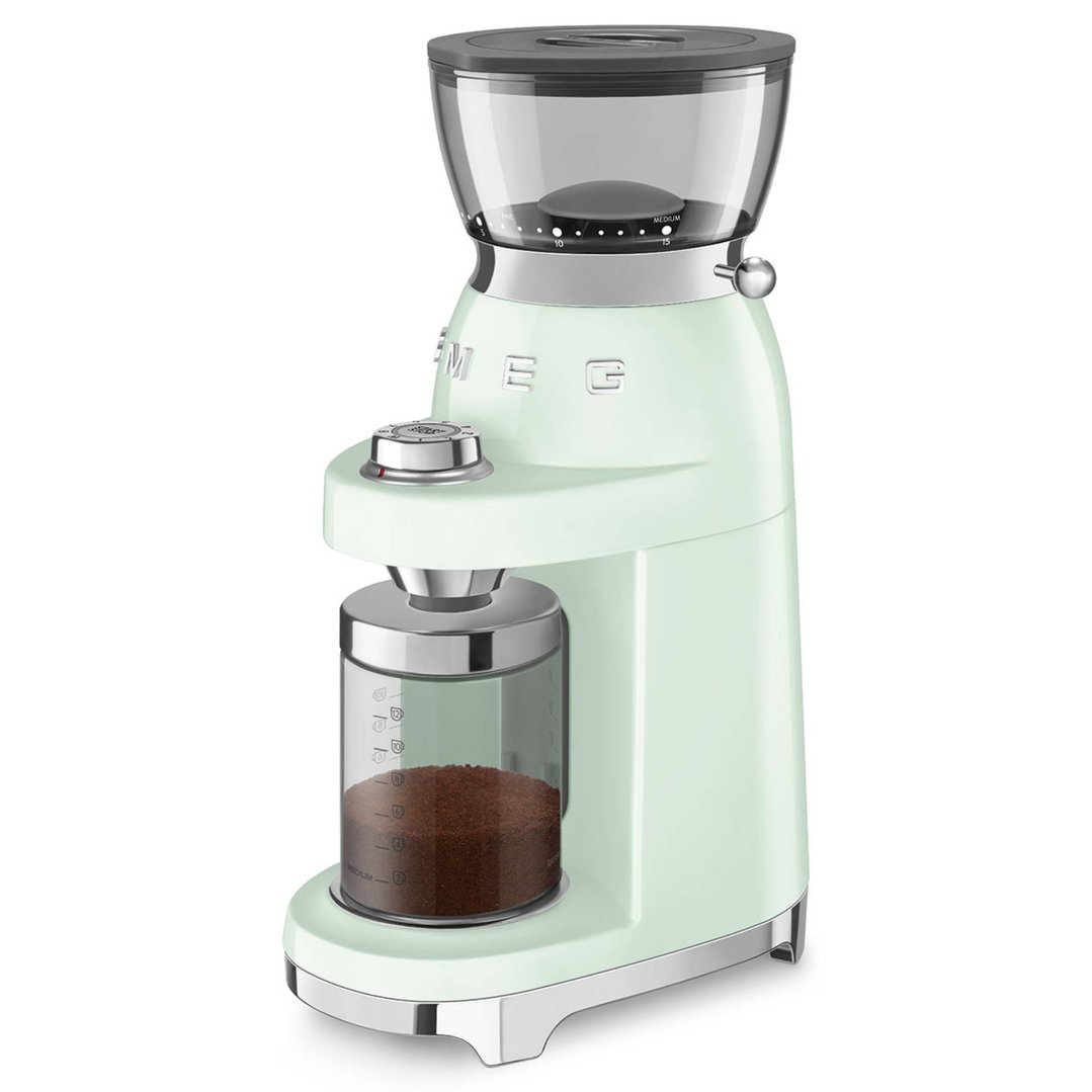 Smeg 50's Style Retro Coffee Grinder - Pastel Green CGF03PGAU