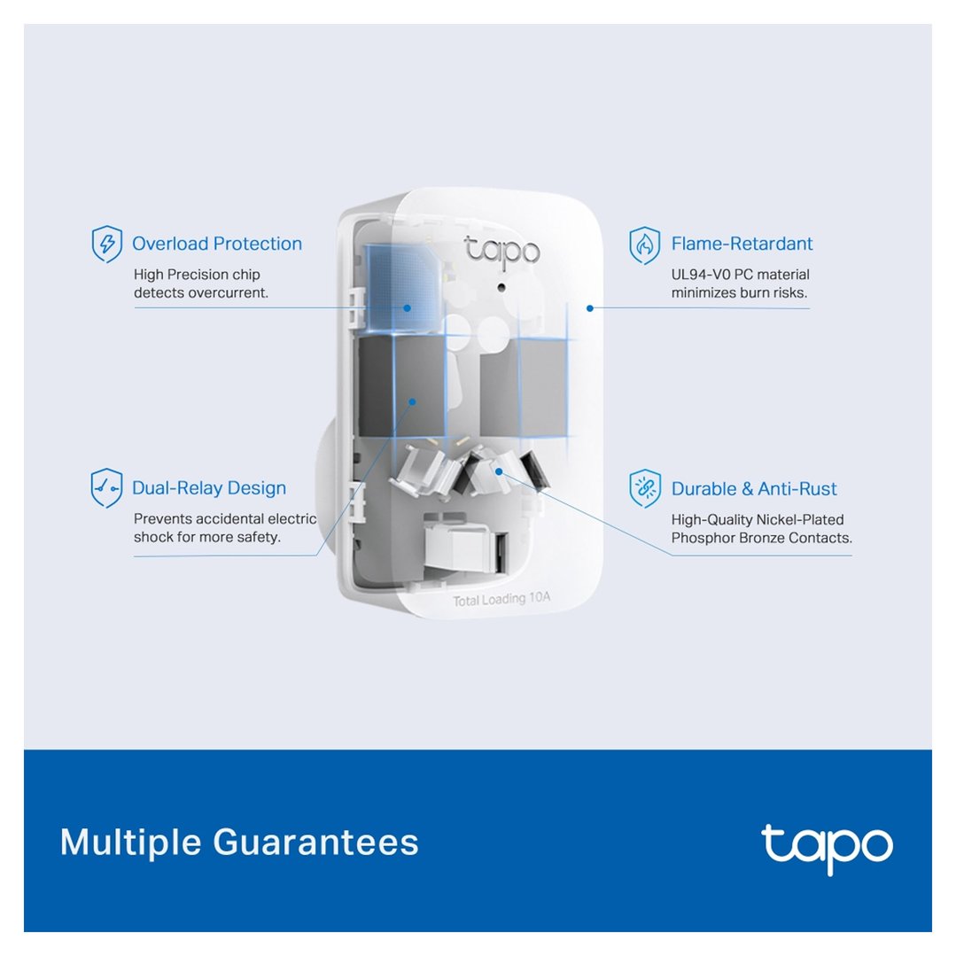 tp-link Tapo P110M Smart Plug 2-Pack TAPO-P110M-2-PACK