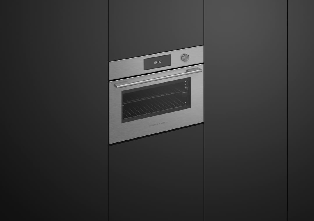 Fisher & Paykel 60cm Contemporary Compact Combi-Steam Oven, Brushed Silver OS60NACHUDX5