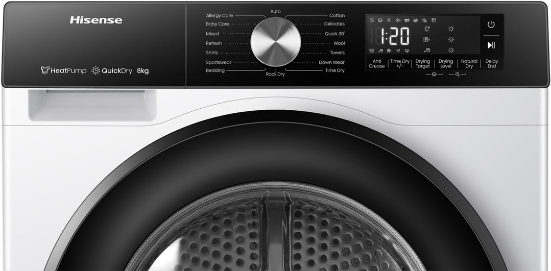 Hisense 8kg Series 3 Heat Pump Dryer HDFS80HS