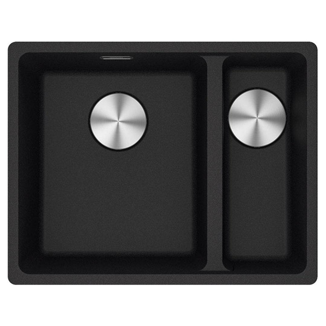 Franke Maris 1 & 1/2 Right Bowl Sink 340/150mm Onyx MRG660/34-15FPCSBRON