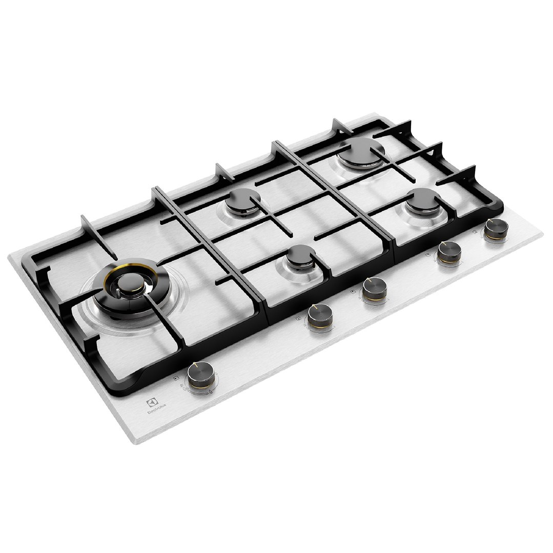 Electrolux 90cm UltimateTaste 900 5 Burner Gas Cooktop Stainless Steel EHG955SE
