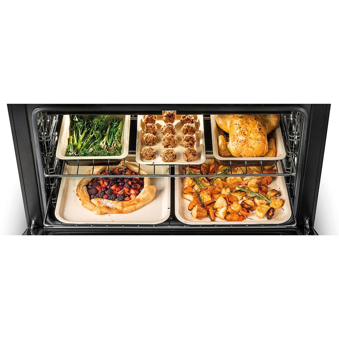 Falcon Classic FX 90cm Induction Range Cooker Black/Chrome CLA90FXEIBL/CH
